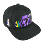 NBA - Utah Jazz Big Logo Adjustable Hat 1990s OSFA Vintage Retro Basketball