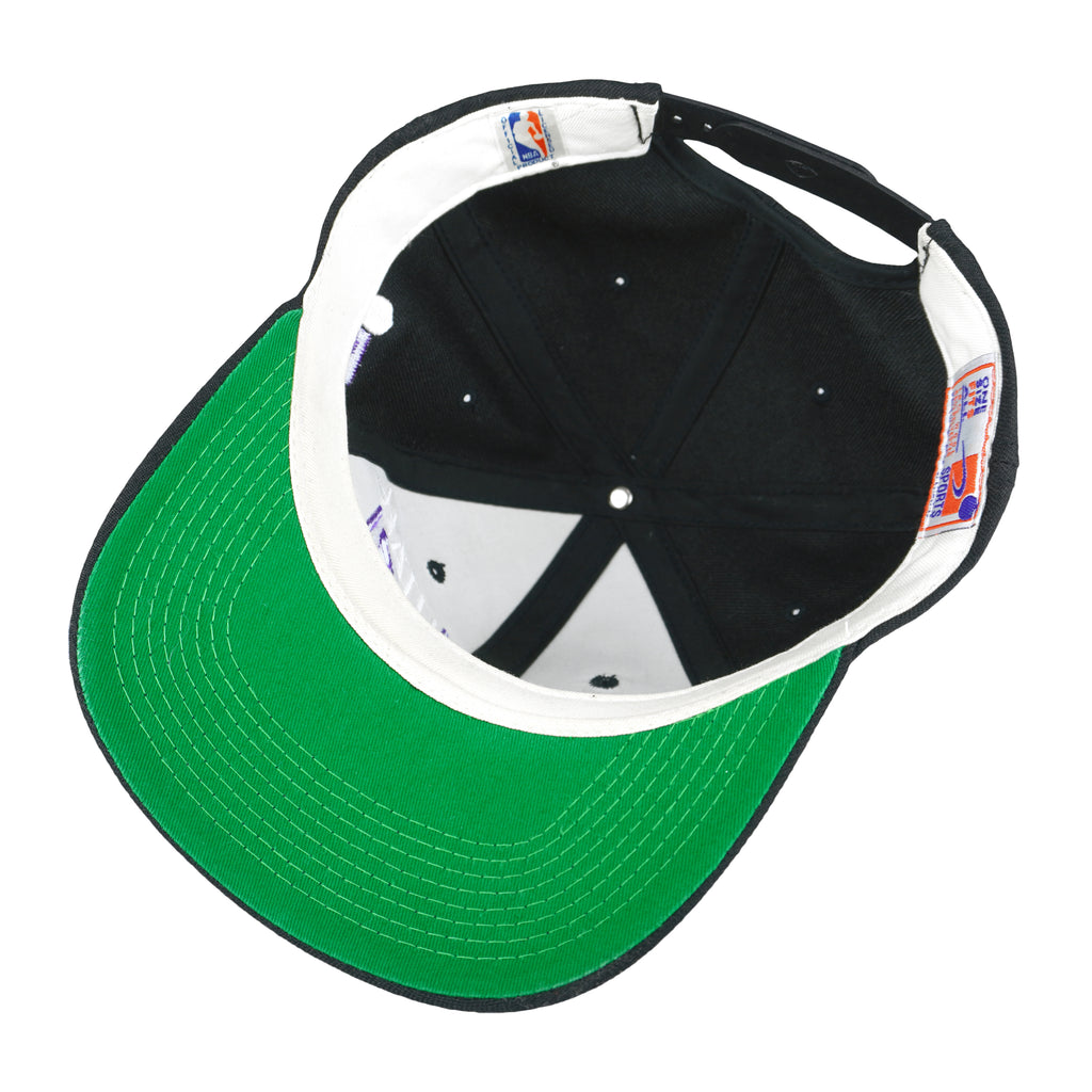 NBA - Utah Jazz Big Logo Adjustable Hat 1990s OSFA Vintage Retro Basketball