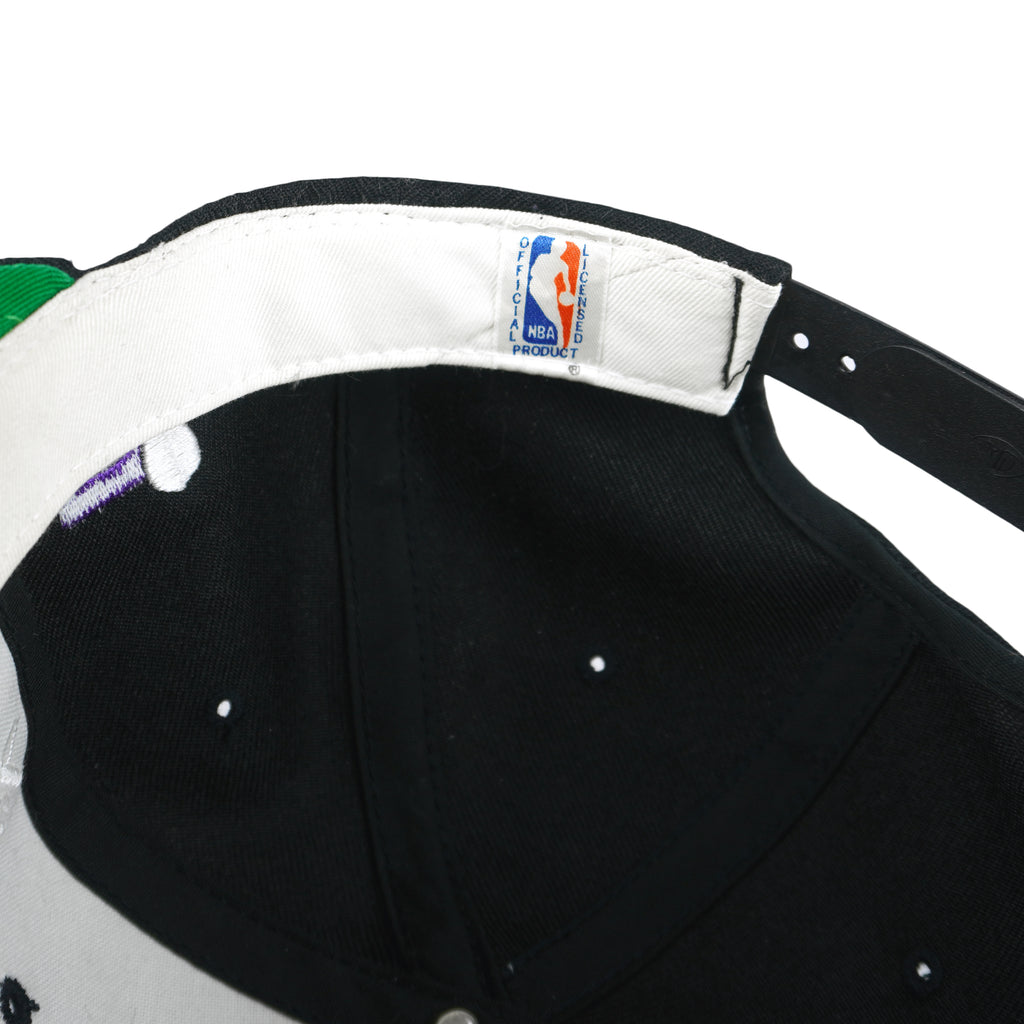 NBA - Utah Jazz Big Logo Adjustable Hat 1990s OSFA Vintage Retro Basketball