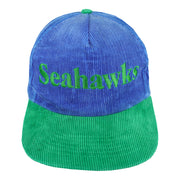 NFL (Starline) - Seattle Seahawks Adjustable Hat 1990s OSFA Vintage Retro Football