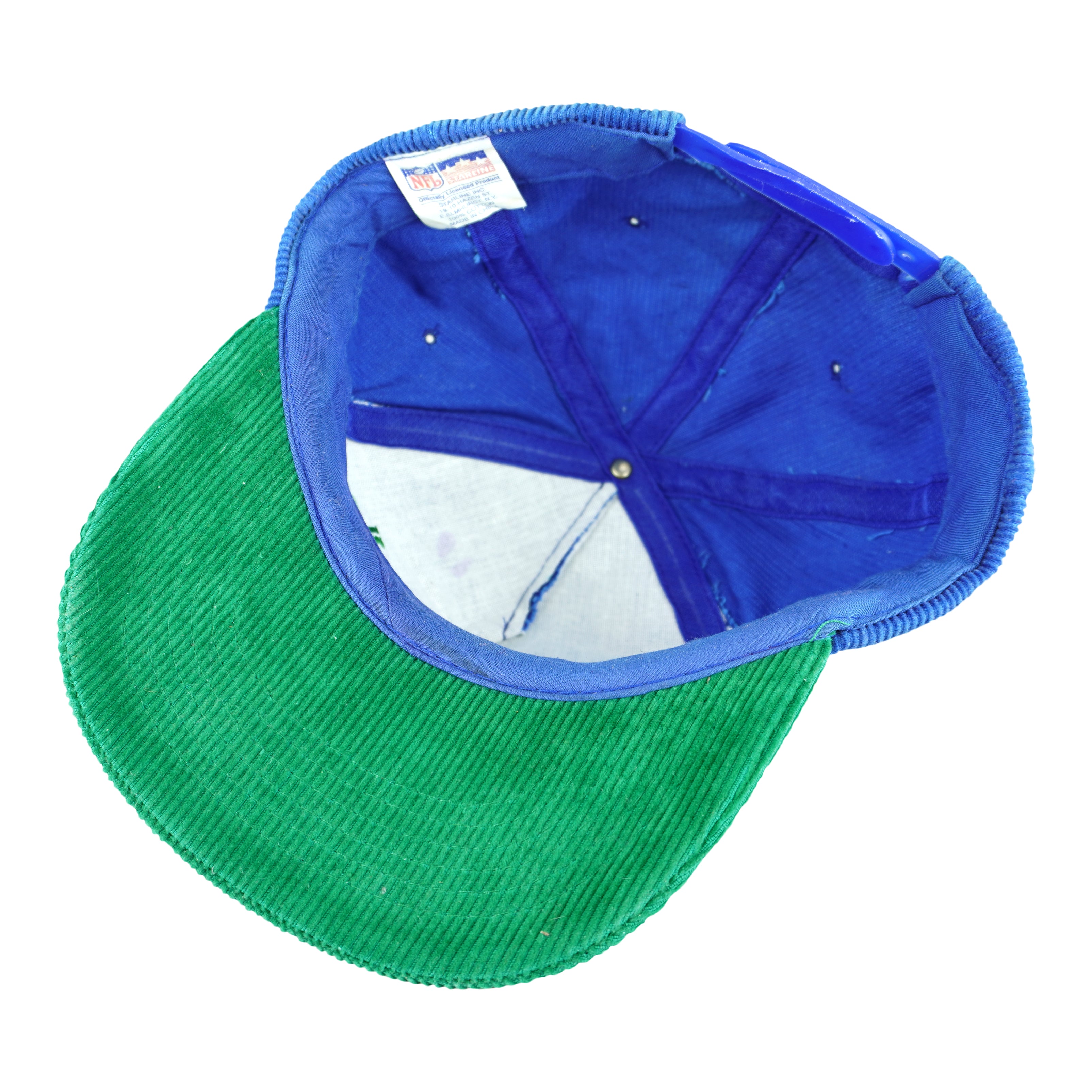 NFL (Starline) - Seattle Seahawks Adjustable Hat 1990s OSFA Vintage Retro Football