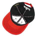 Budweiser - Tricolor Spell-Out Adjustable Hat 1990s OSFA Vintage Retro