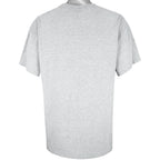Nike - Grey Embroidered T-Shirt 1990s X-Large Vintage Retro