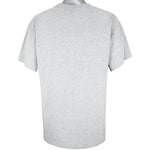 Nike - Grey Embroidered T-Shirt 1990s X-Large Vintage Retro