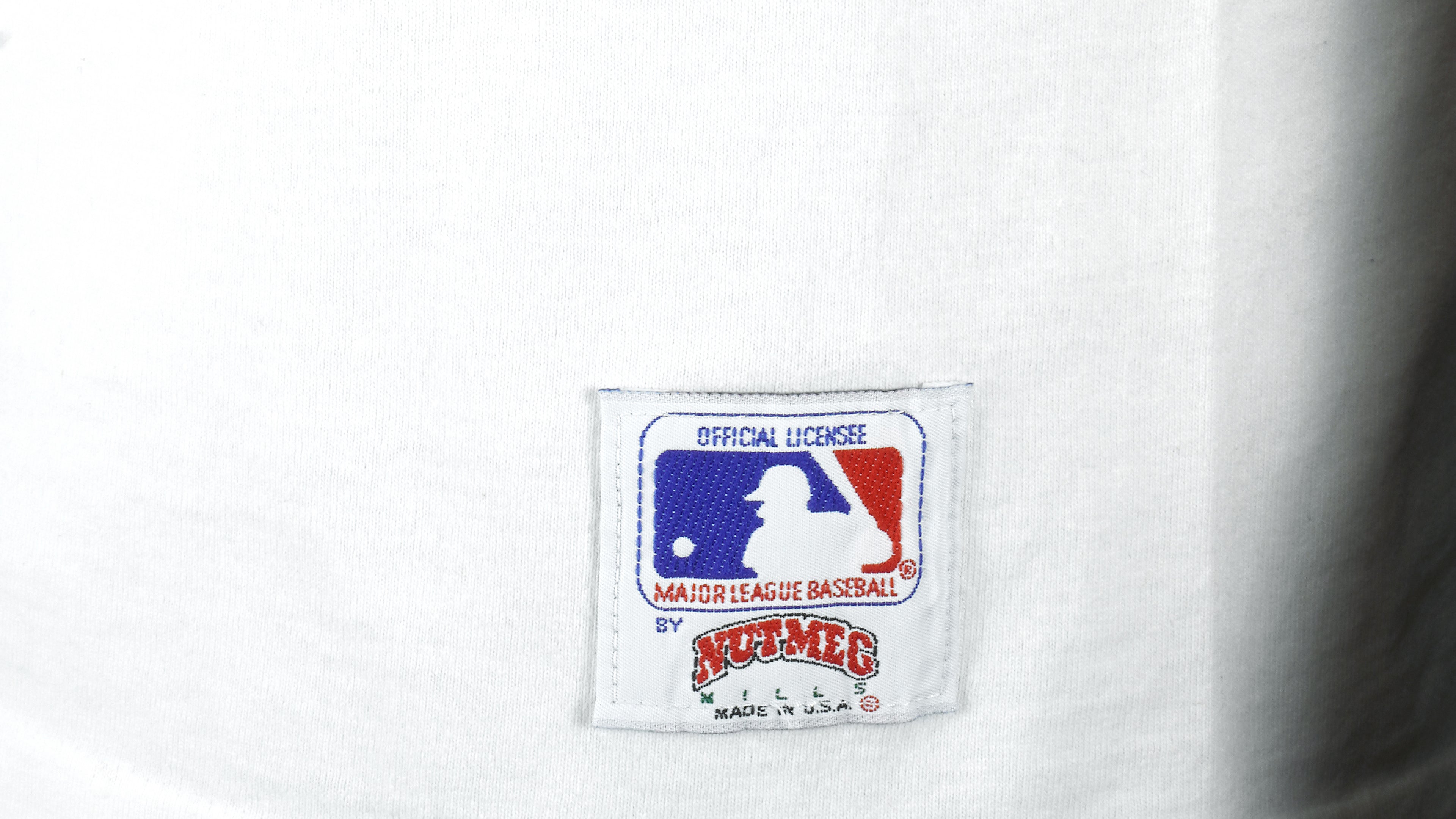 MLB (Nutmeg) - Texas Rangers Deadstock T-Shirt 1991 Large Vintage Retro Baseball