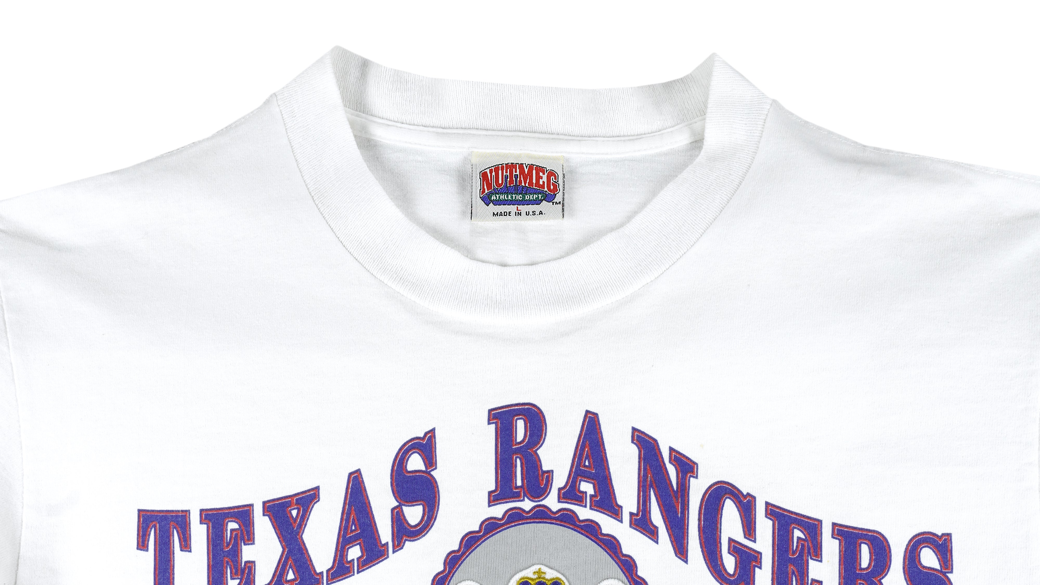 MLB Genuine Merchandise Blue Texas Rangers Graphic T-Shirt Size S Small