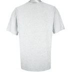 Nike - Grey Embroidered T-Shirt 1990s Large Vintage Retro