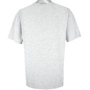 Nike - Grey Embroidered T-Shirt 1990s Large Vintage Retro