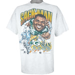 NFL - Green Bay Packers Sean Jones, MVP T-Shirt 1996 X-Large Vintage Retro Football