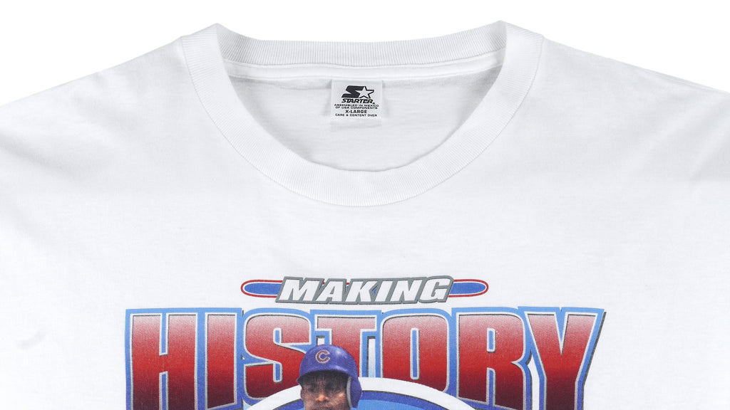 Starter - Chicago Cubs, Sammy Sosa T-Shirt 1998 X-Large Vintage Retro Baseball