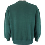 Tommy Hilfiger - Green Crew Neck Sweatshirt 1990s Medium Vintage Retro