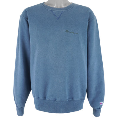 Champion - Blue Crew Neck Sweatshirt Large