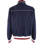 Tommy Hilfiger - Navy Blue Zip-Up Windbreaker X-Large Vintage Retro