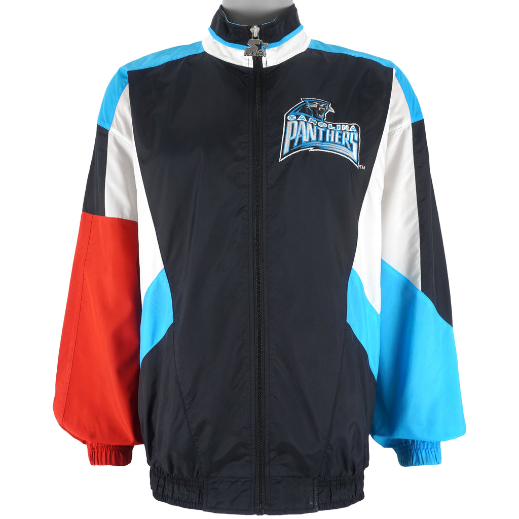 Starter - Carolina Panthers Big Logo Windbreaker 1990s Large Vintage Retro Football