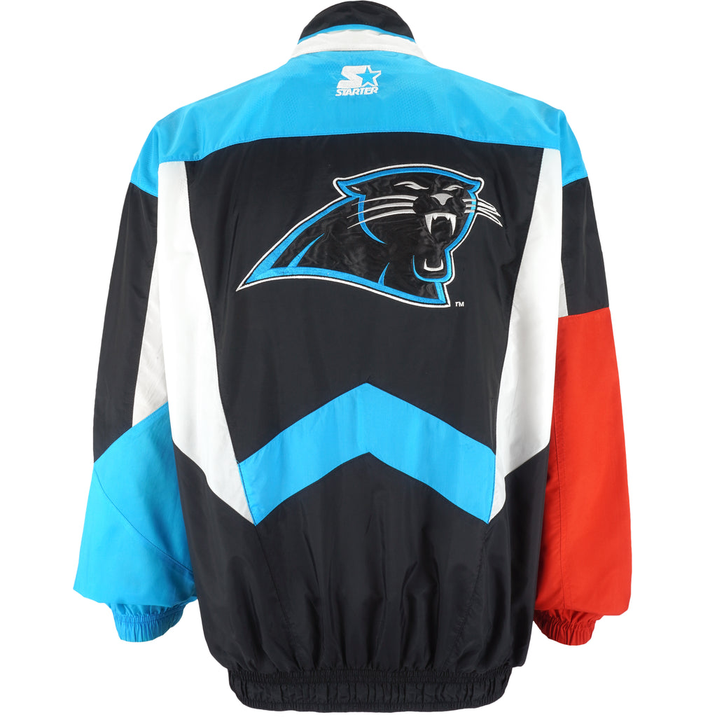 Starter - Carolina Panthers Big Logo Windbreaker 1990s Large Vintage Retro Football