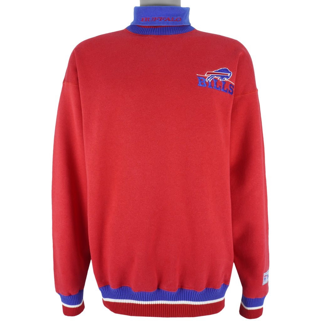 NFL (The Game) - Buffalo Bills Turtleneck Sweatshirt 1990s X-Large  Vintage Retro Football