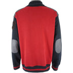 Jordan - Red & Black Button-Up Sweatshirt 2000s XX-Large Vintage Retro Basketball