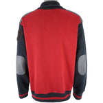 Jordan - Red & Black Button-Up Sweatshirt 2000s XX-Large Vintage Retro Basketball