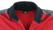 Jordan - Red & Black Button-Up Sweatshirt 2000s XX-Large Vintage Retro Basketball