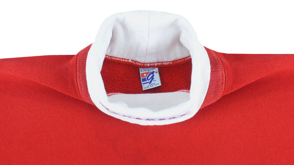 NHL (The Game) - Montreal Canadiens Turtleneck Sweatshirt 1990s Large Vintage Retro Hockey