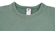 Nike - Light Green Classic Crew Neck Sweatshirt 1990s Large Vintage Retro