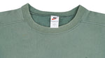 Nike - Light Green Classic Crew Neck Sweatshirt 1990s Large Vintage Retro