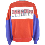 Vintage (Electricity) - Athlete Two-Tone Crew Neck Sweatshirt 1990s Large