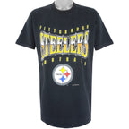 NFL (Salem) - Pittsburgh Steelers Spell-Out T-Shirt 1994 X-Large Vintage Retro Football