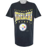 NFL (Salem) - Pittsburgh Steelers Spell-Out T-Shirt 1994 X-Large Vintage Retro Football