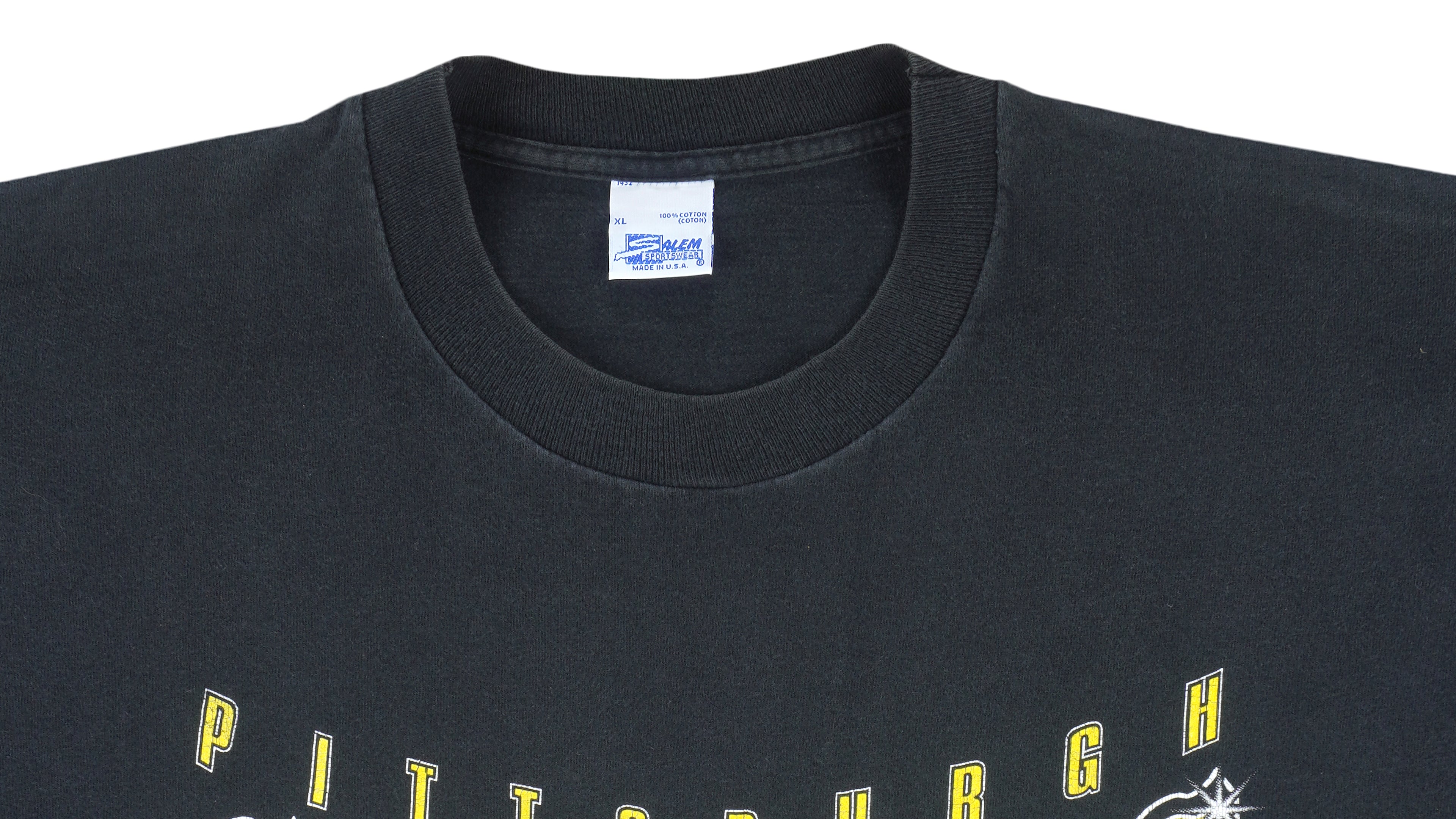 NFL (Salem) - Pittsburgh Steelers Spell-Out T-Shirt 1994 X-Large Vintage Retro Football
