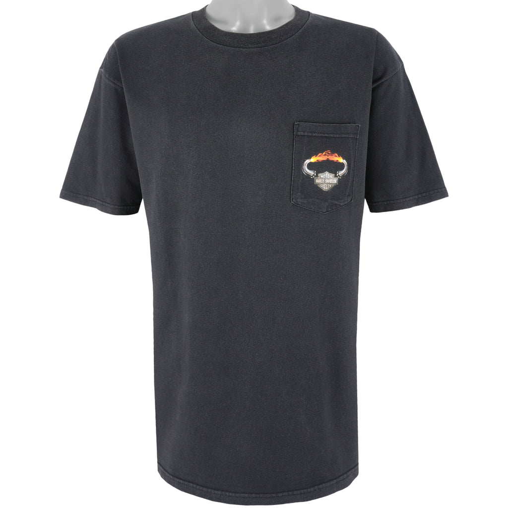 Harley Davidson - Colorado Springs, Pikes Peak T-Shirt 1990s X-Large Vintage Retro