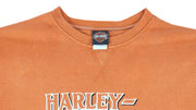 Harley Davidson - Milwaukee, Wisconsin Spell-Out Sweatshirt 1990s XX-Large Vintage Retro