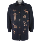 Vintage - Native Drawing Long Sleeved Shirt X-Large Vintage Retro