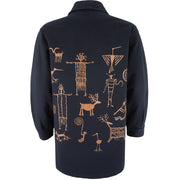 Vintage - Native Drawing Long Sleeved Shirt X-Large Vintage Retro