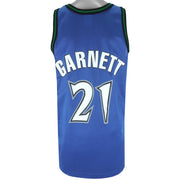 NBA (Champion) - Minnesota Timberwolves, Garnett #21 Jersey 1990s Large Vintage Retro Basketball
