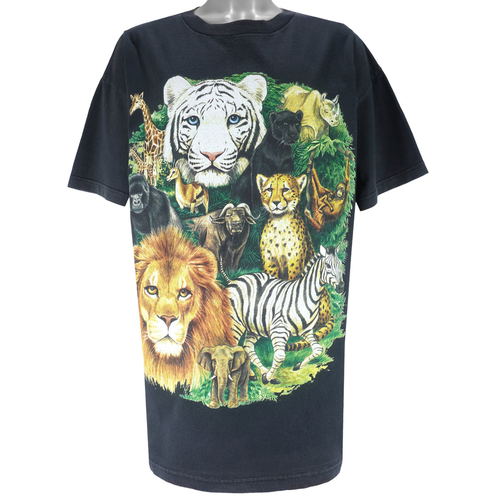 Vintage (Katz) - Nature Animals Earth T-shirt 1990s X-Large Vintage Retro