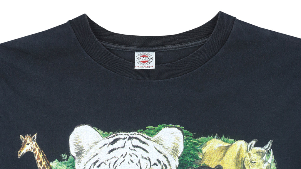 Vintage (Katz) - Nature Animals Earth T-shirt 1990s X-Large Vintage Retro