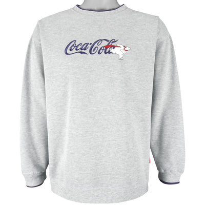 Vintage (Coca-Cola) - Polar Bear Embroidered Crew Neck Sweatshirt 1990s X-Large