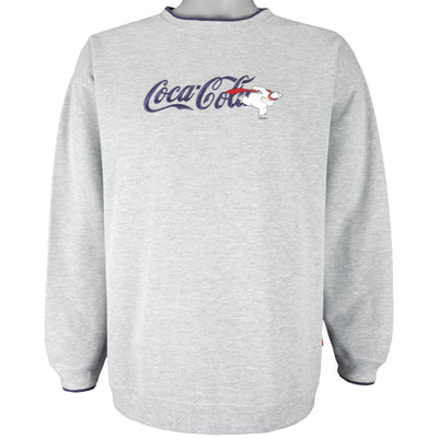 Vintage (Coca-Cola) - Polar Bear Embroidered Sweatshirt 1990s X-Large