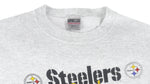 NFL (Oneita) - Pittsburgh Steelers Legends Crew Neck Sweatshirt 1990s X-Large Vintage Retro Football