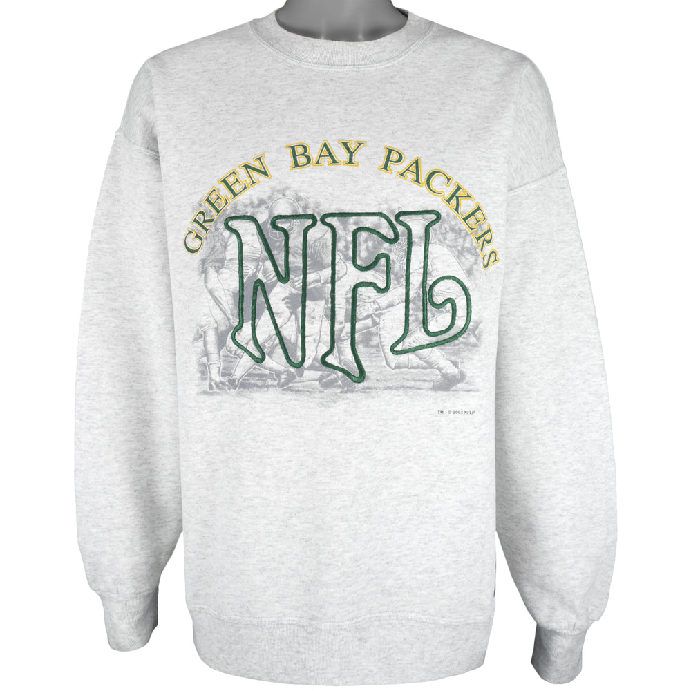 NFL (Nutmeg) - Green Bay Packers Crew Neck Sweatshirt 1993 X-Large Vintage Retro Football