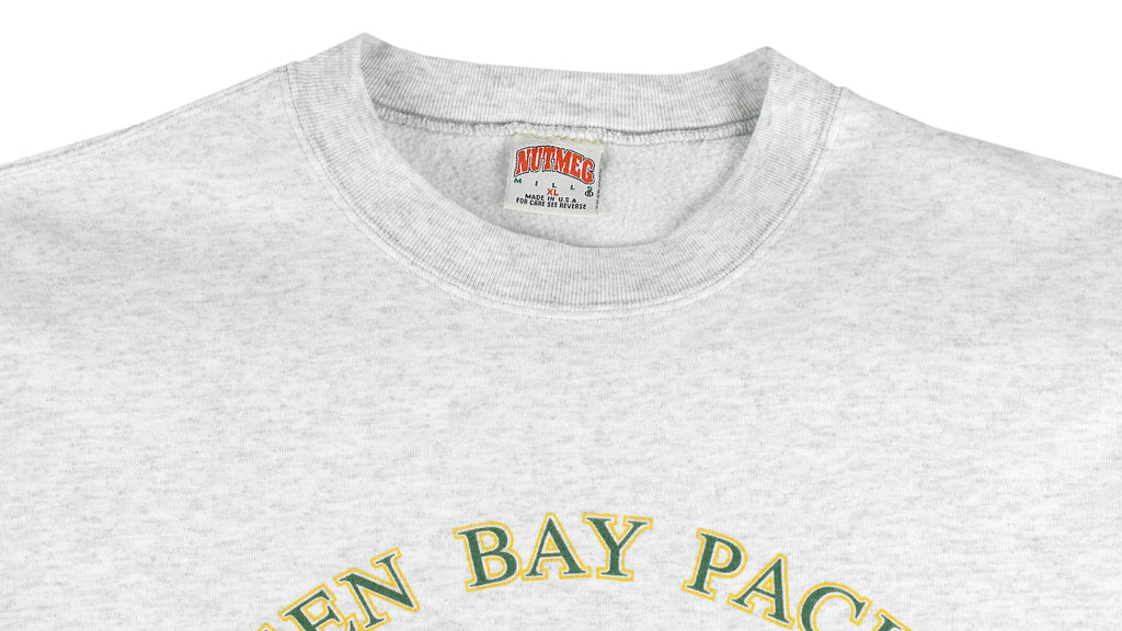 NFL (Nutmeg) - Green Bay Packers Crew Neck Sweatshirt 1993 X-Large Vintage Retro Football