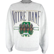 NCAA (Galt Sand) - Notre Dame Fighting Irish Sweatshirt 1990s Large Vintage Retro