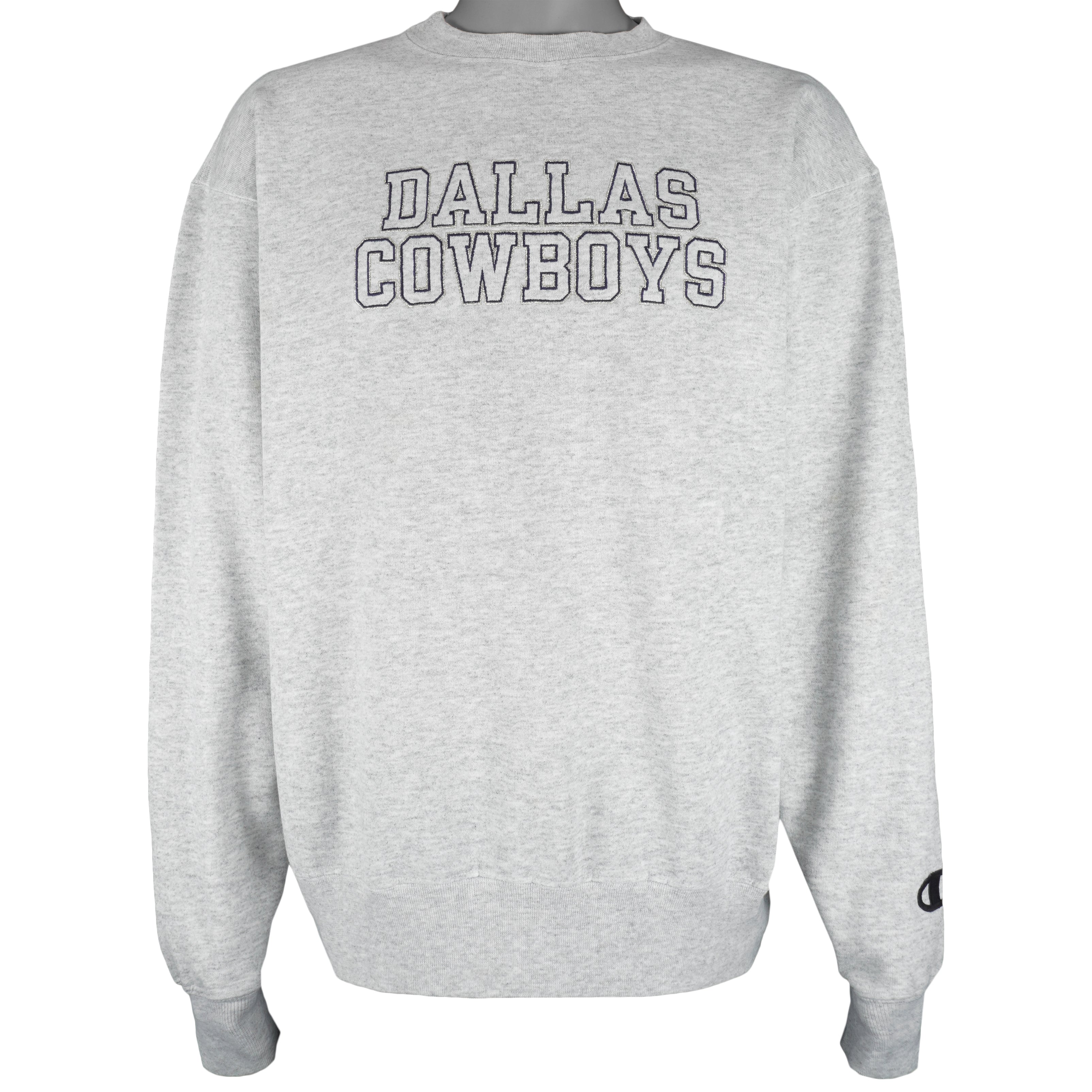 Champion  - Dallas Cowboys Crew Neck Sweatshirt 1990s X-Large Vintage Retro Football