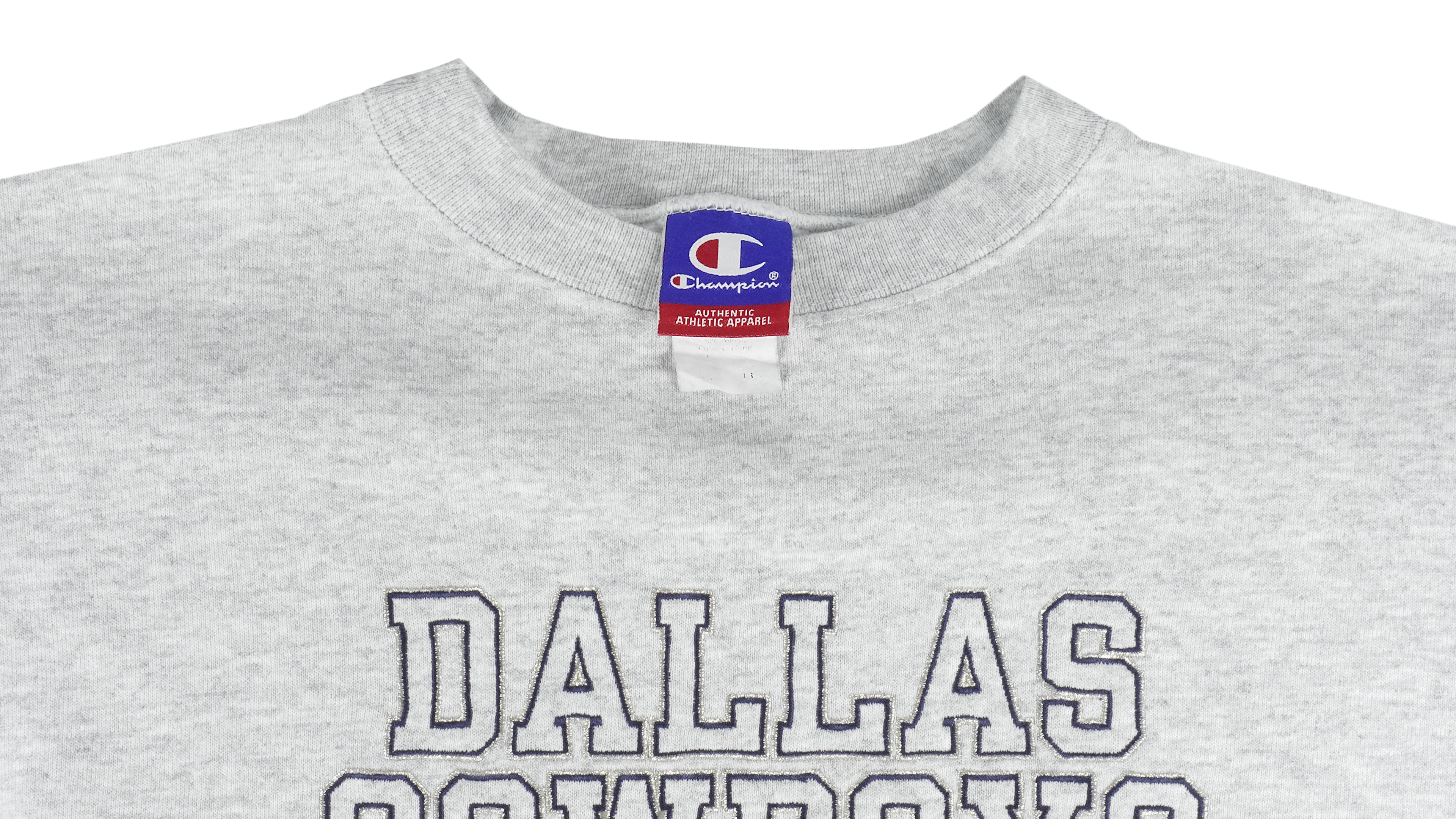Champion  - Dallas Cowboys Crew Neck Sweatshirt 1990s X-Large Vintage Retro Football