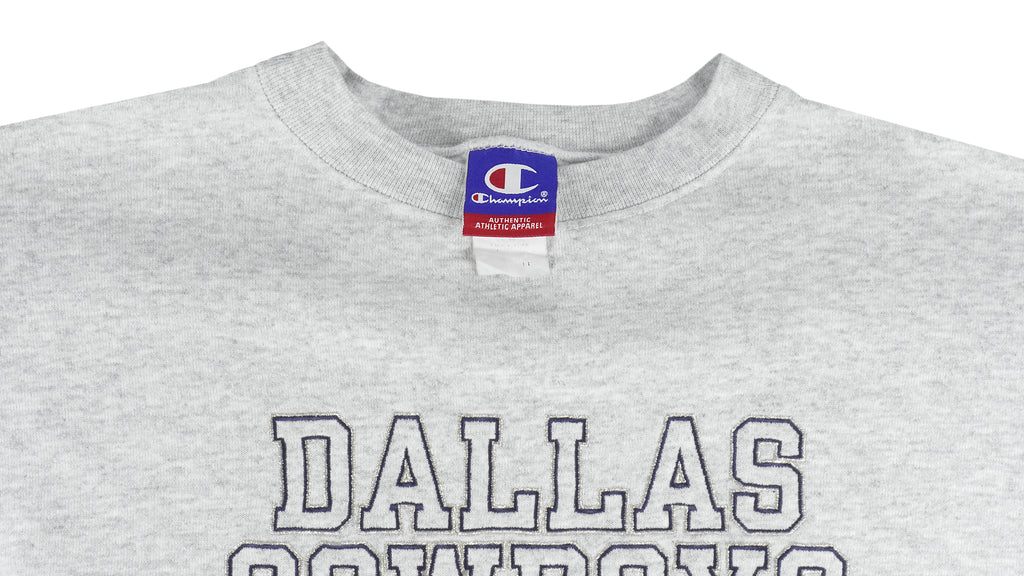 Champion  - Dallas Cowboys Crew Neck Sweatshirt 1990s X-Large Vintage Retro Football