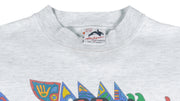 Vintage - Masks Of Northwest Coast Crew Neck Sweatshirt 1990s X-Large Vintage Retro