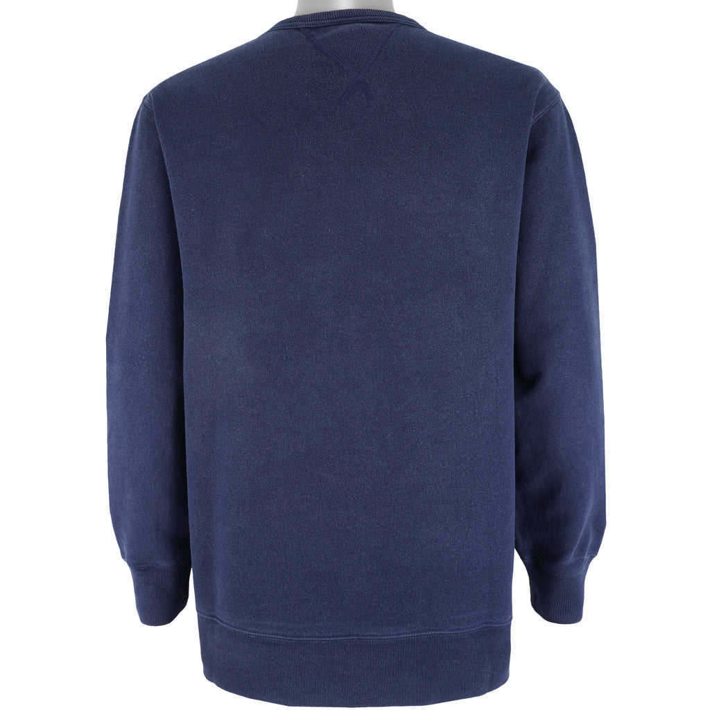 Ralph Lauren (Polo) - Blue Polo Jeans Co. Spell-Out Sweatshirt 1990s Large Vintage Retro