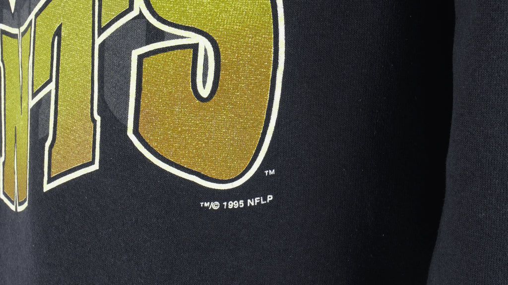 NFL (Hanes) - New Orleans Saints Crew Neck Sweatshirt 1995 Large Vintage Retro