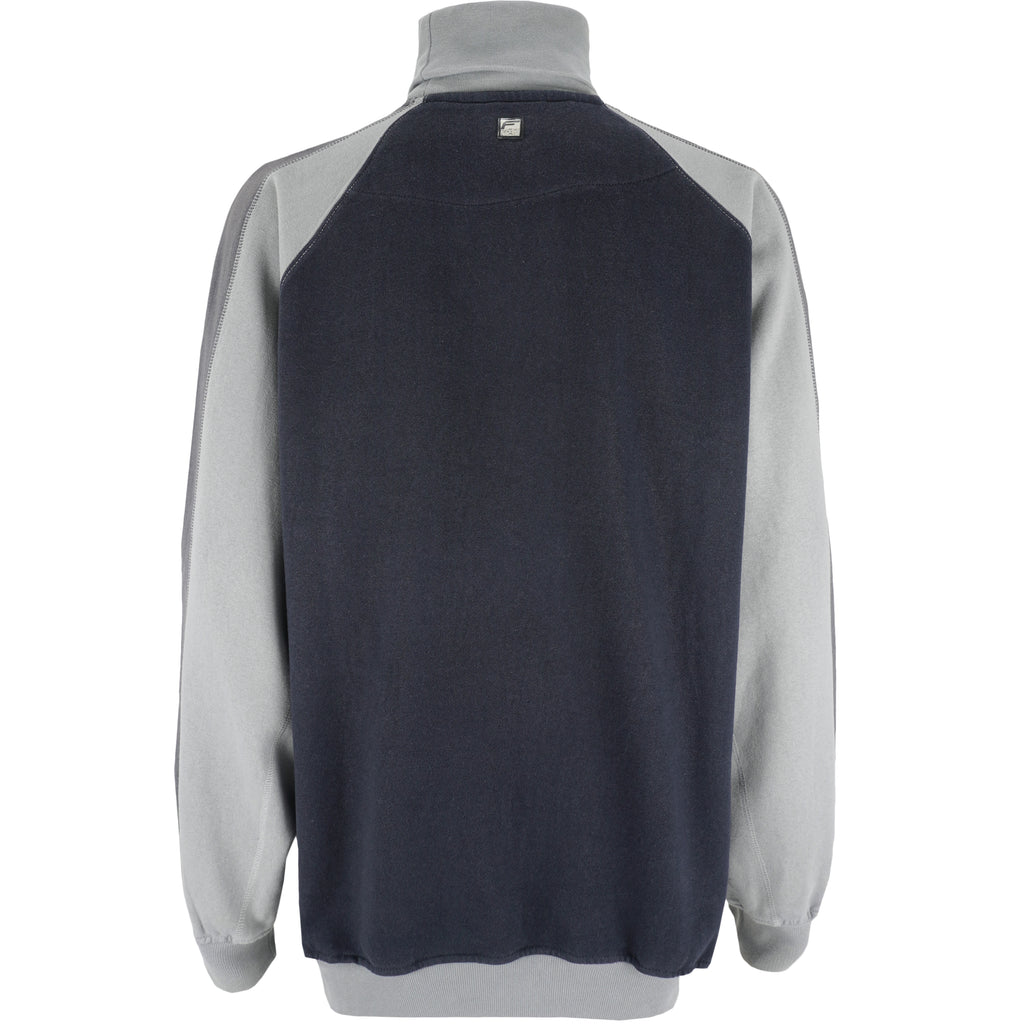 FUBU - Black Spell-Out Turtleneck Sweatshirt 1990s XX-Large Vintage Retro